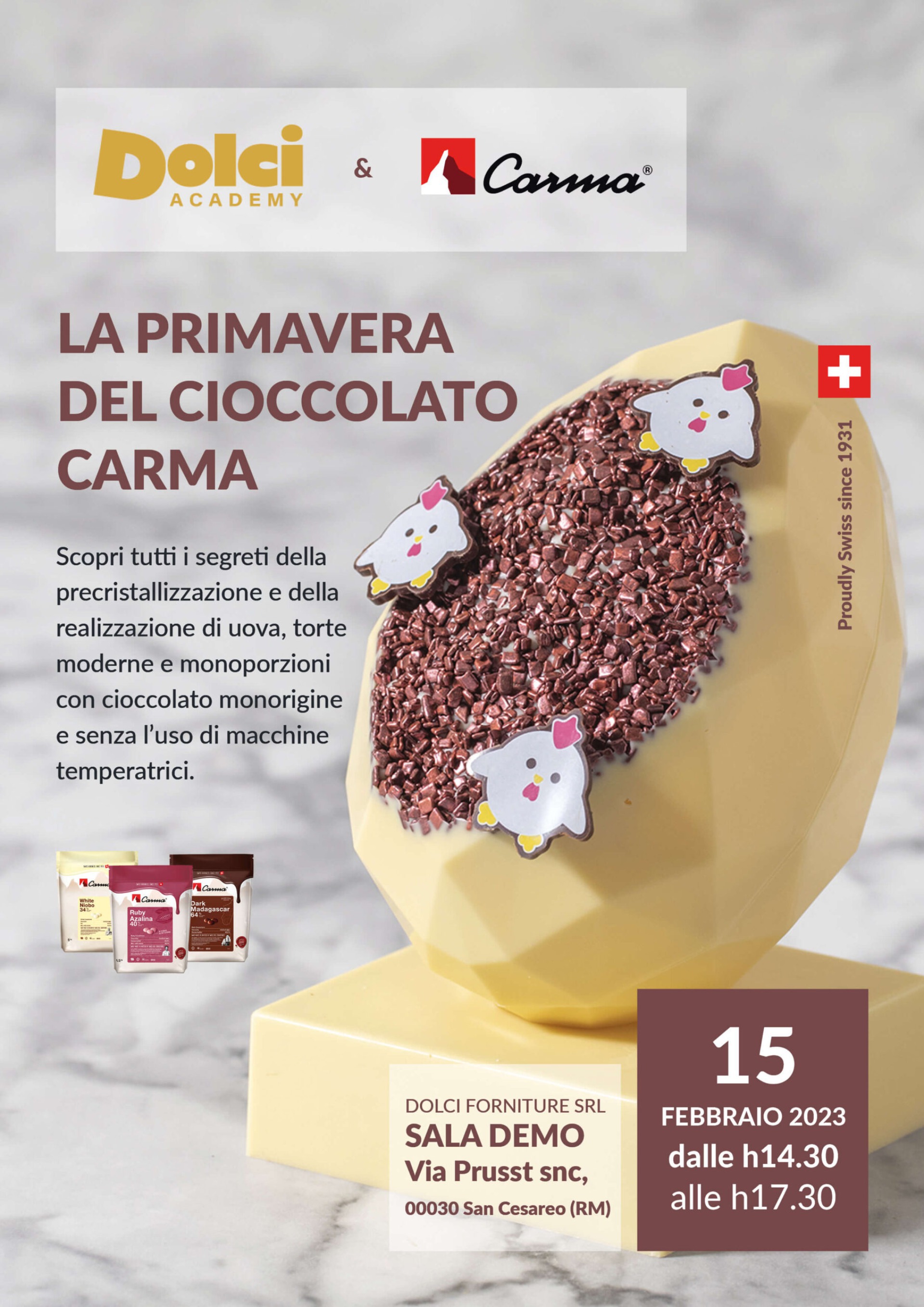 La primavera del cioccolato Carma