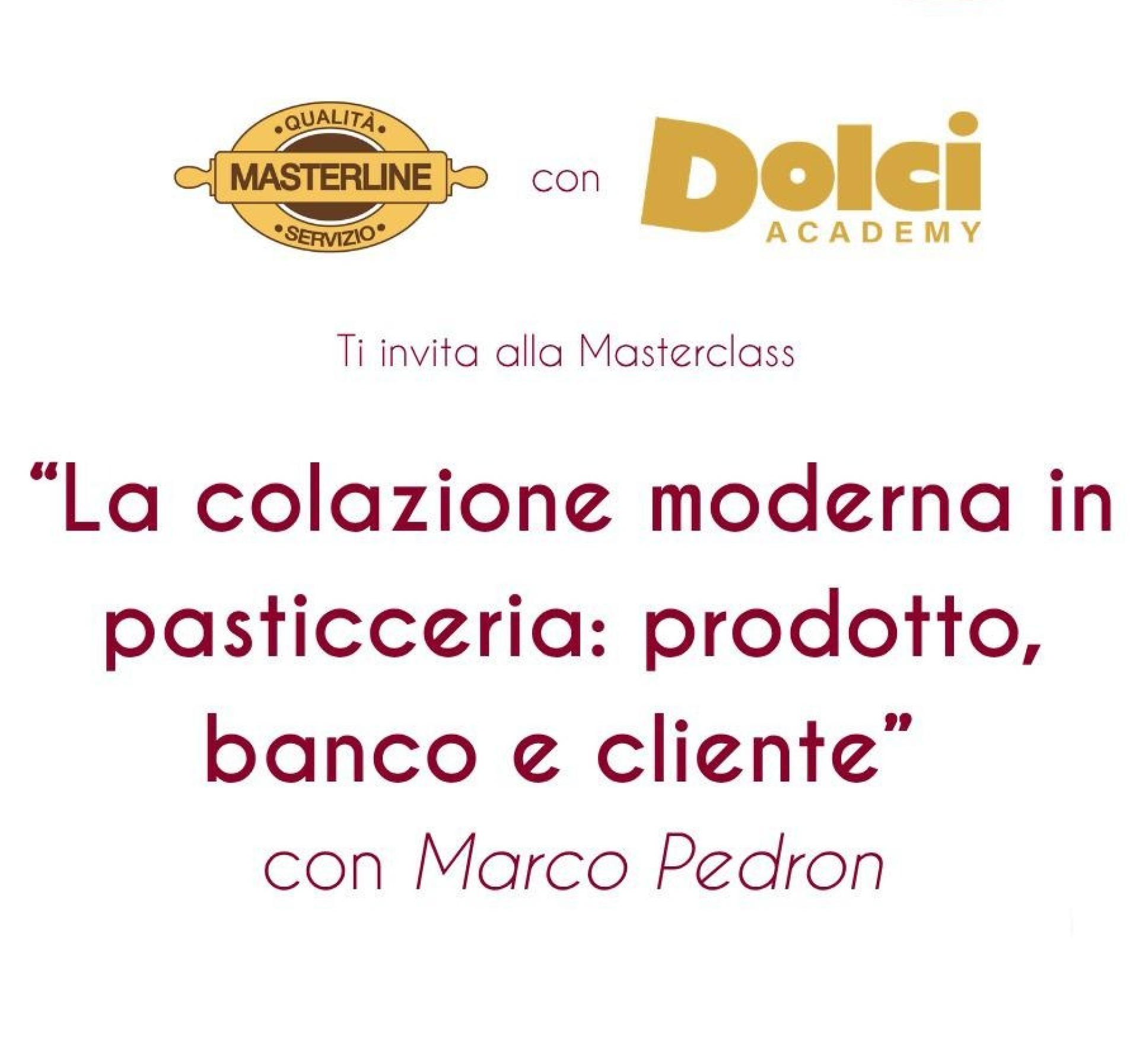 La colazione moderna in pasticceria