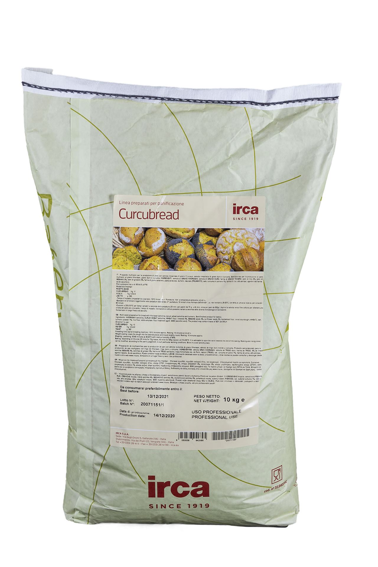 Curcubread kg 10 Irca