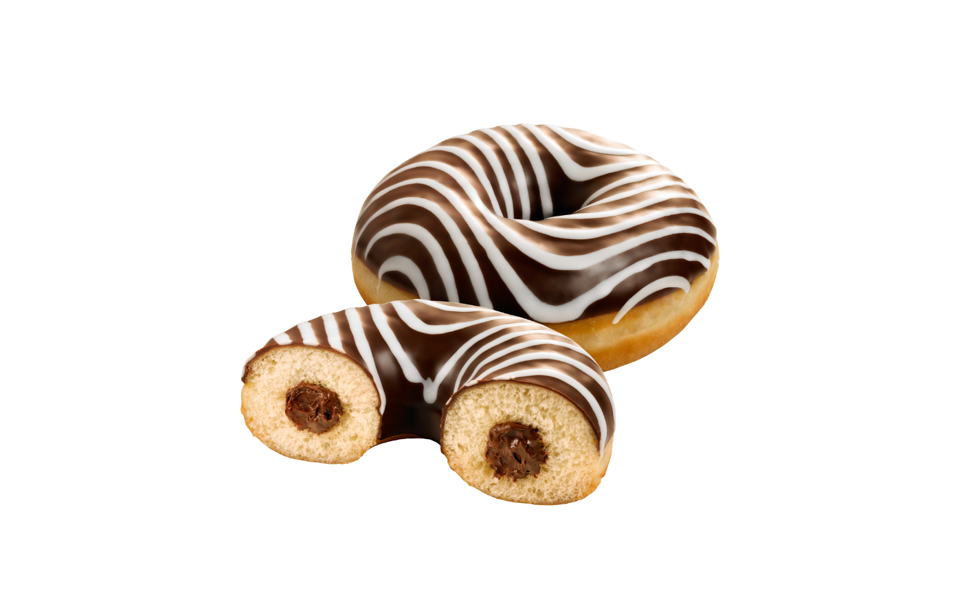 Donut Zebrato Gusto Cioccolato