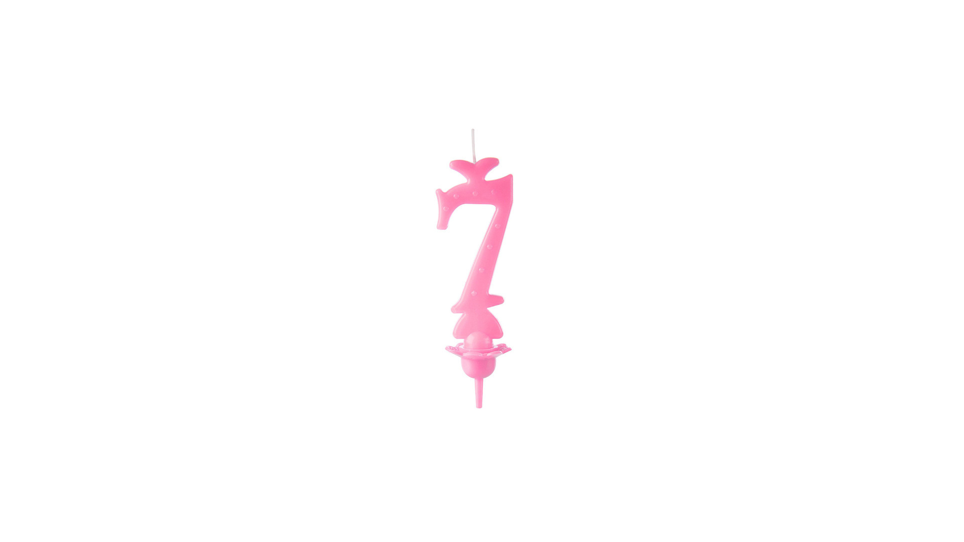 Candele Rosa 7 Cera pz 12