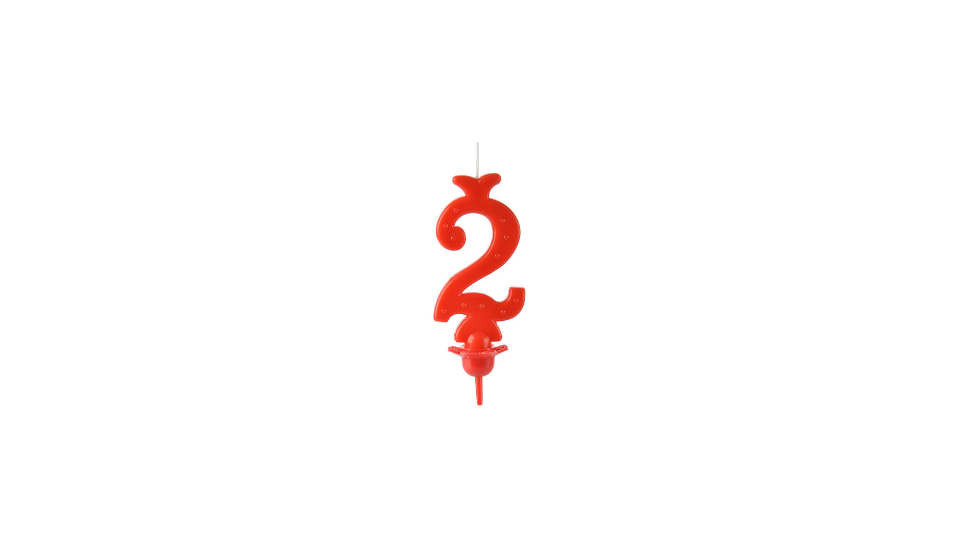 Candele Rosso 2 Cera pz 12