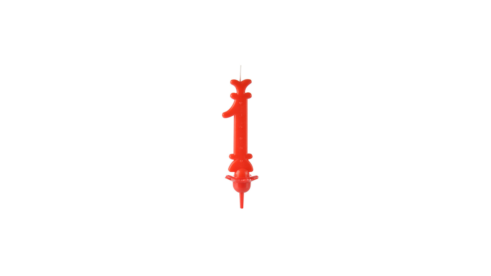 Candele Rosso 1 Cera pz 12