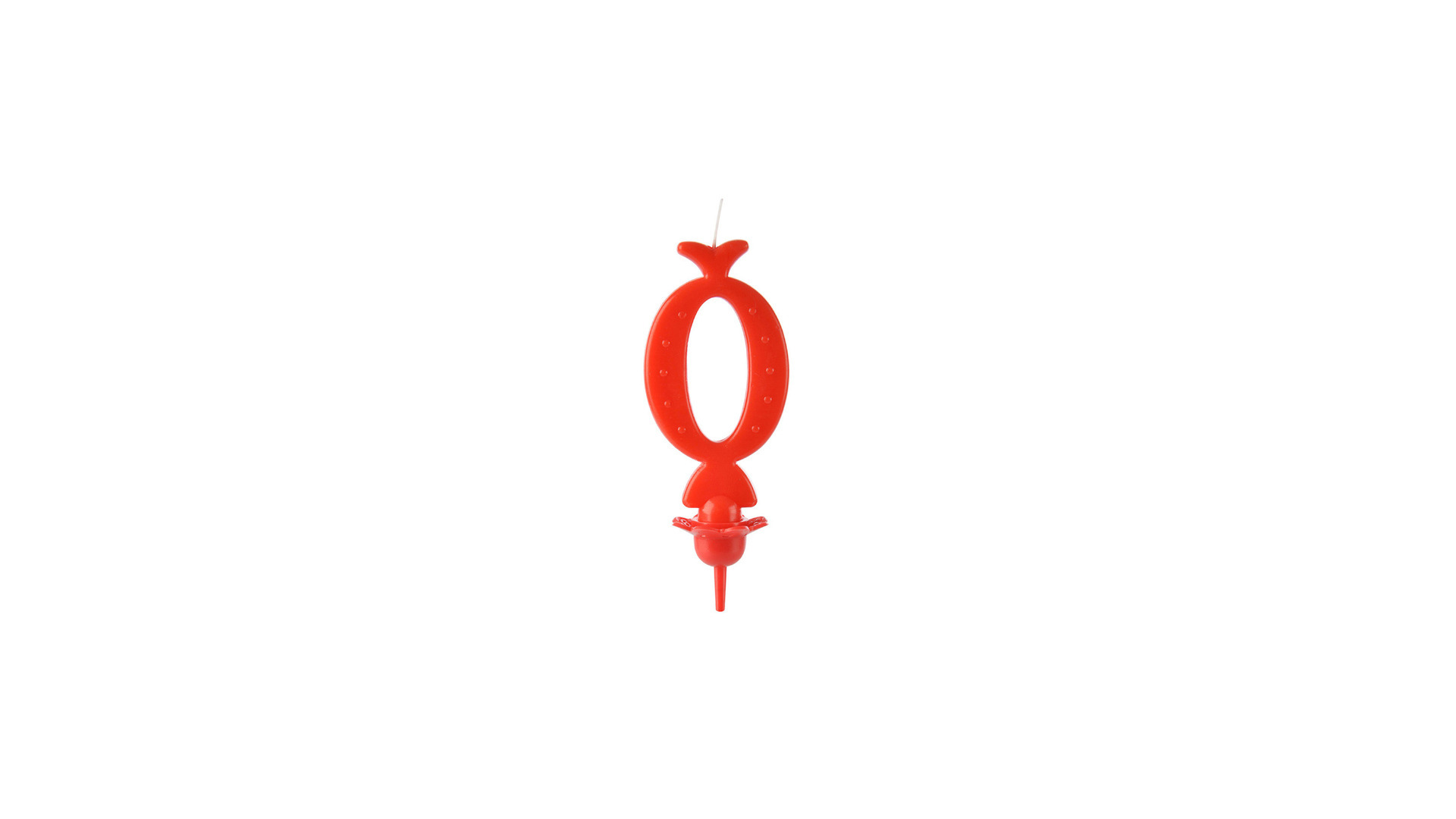 Candele Rosso 0 Cera pz 12