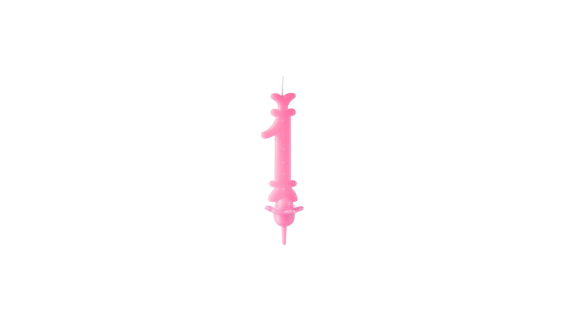Candele Rosa 1 Cera pz 12