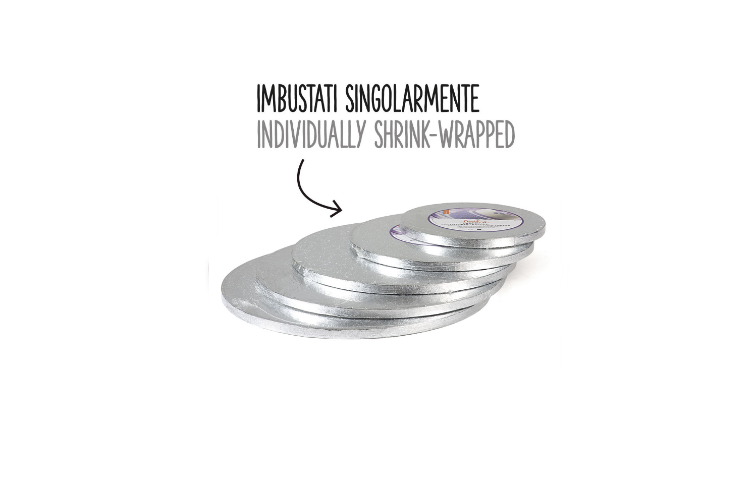 Cakeboard Silver Ø 45 pz 1