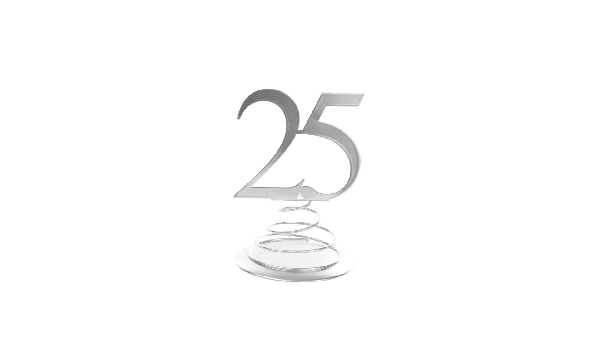 Anniversario 25 Anni Metallo pz 4