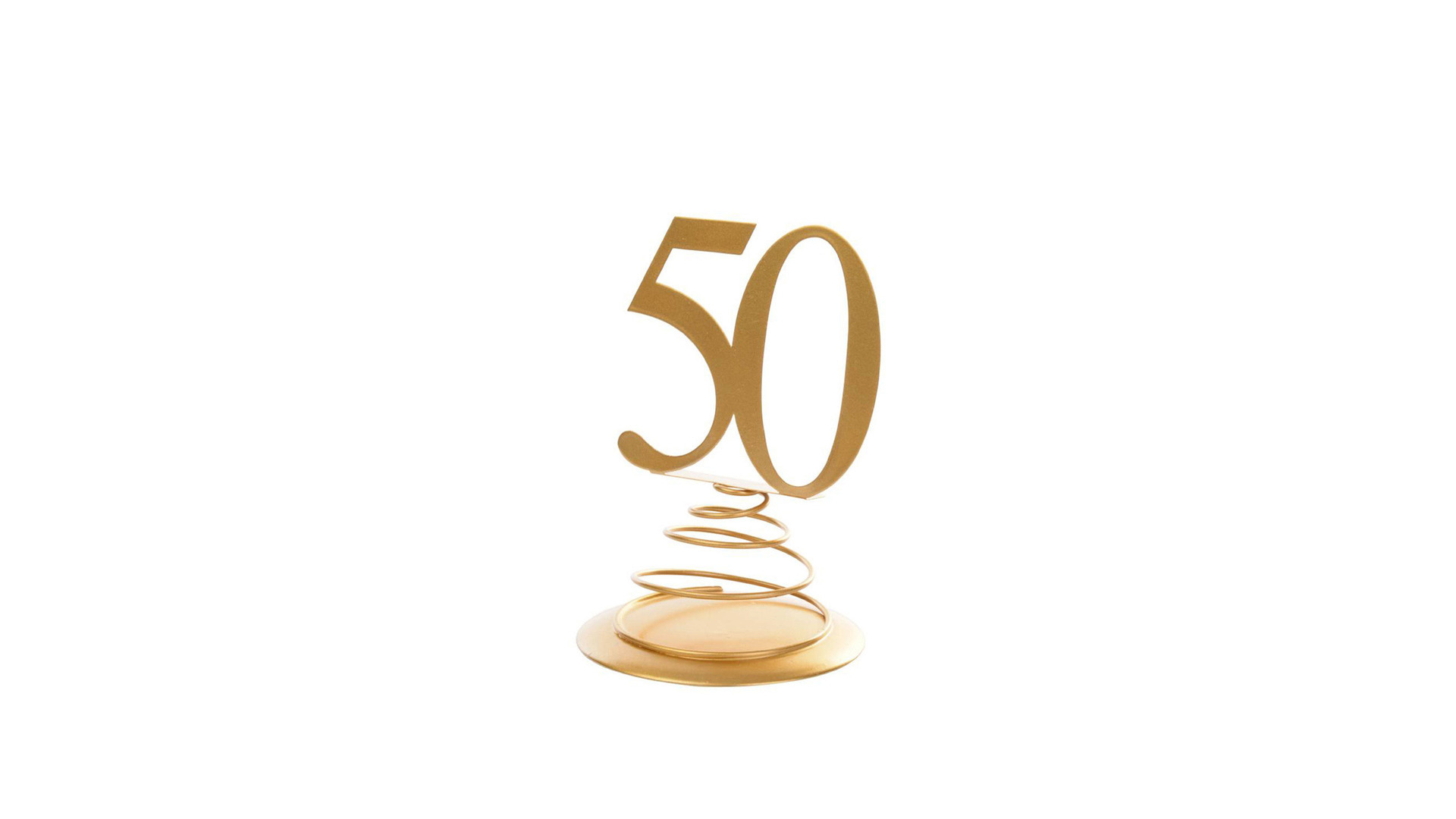 Anniversario 50 Anni Metallo pz 4