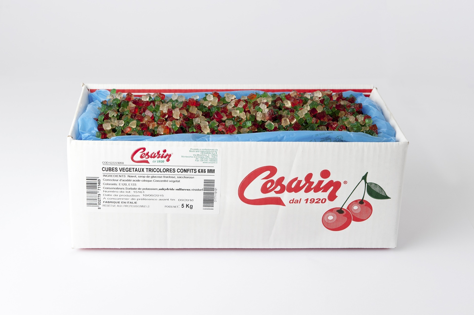 Macedonia Cubetti 6X6 Fruitline kg 5
