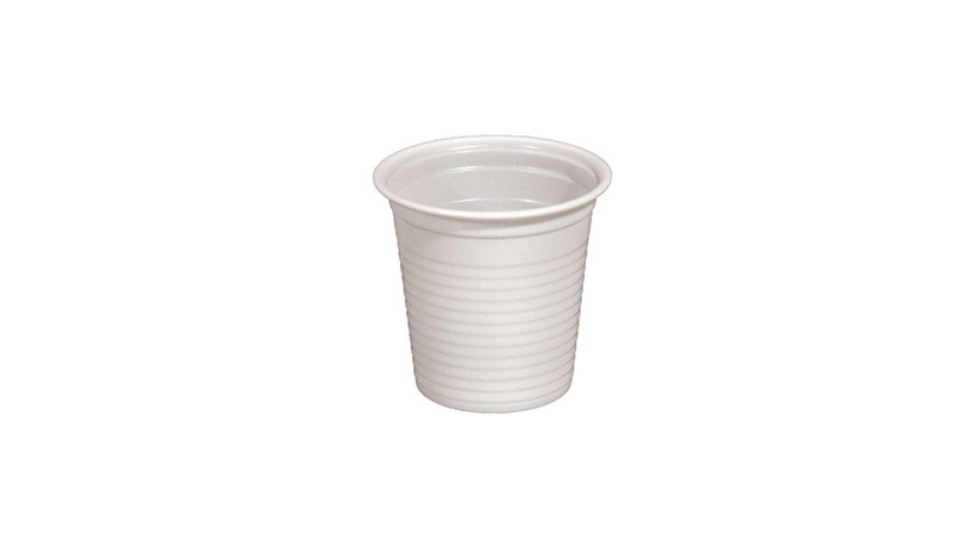 BICCHIERI CAPPUCCINO 80cc BIANCO PLASTICA PZ 42