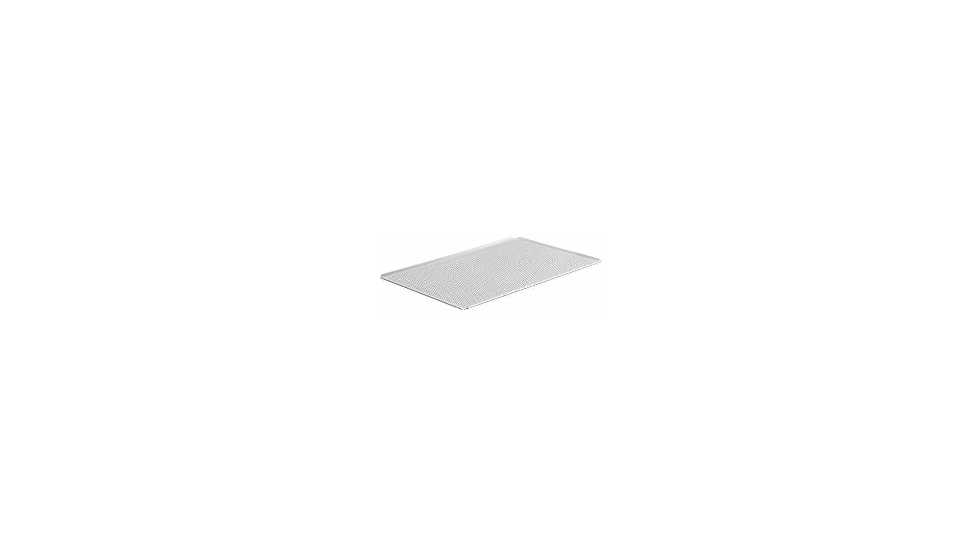 Teglie Forata in Alluminio 600X400X10 mm Bordo 45°