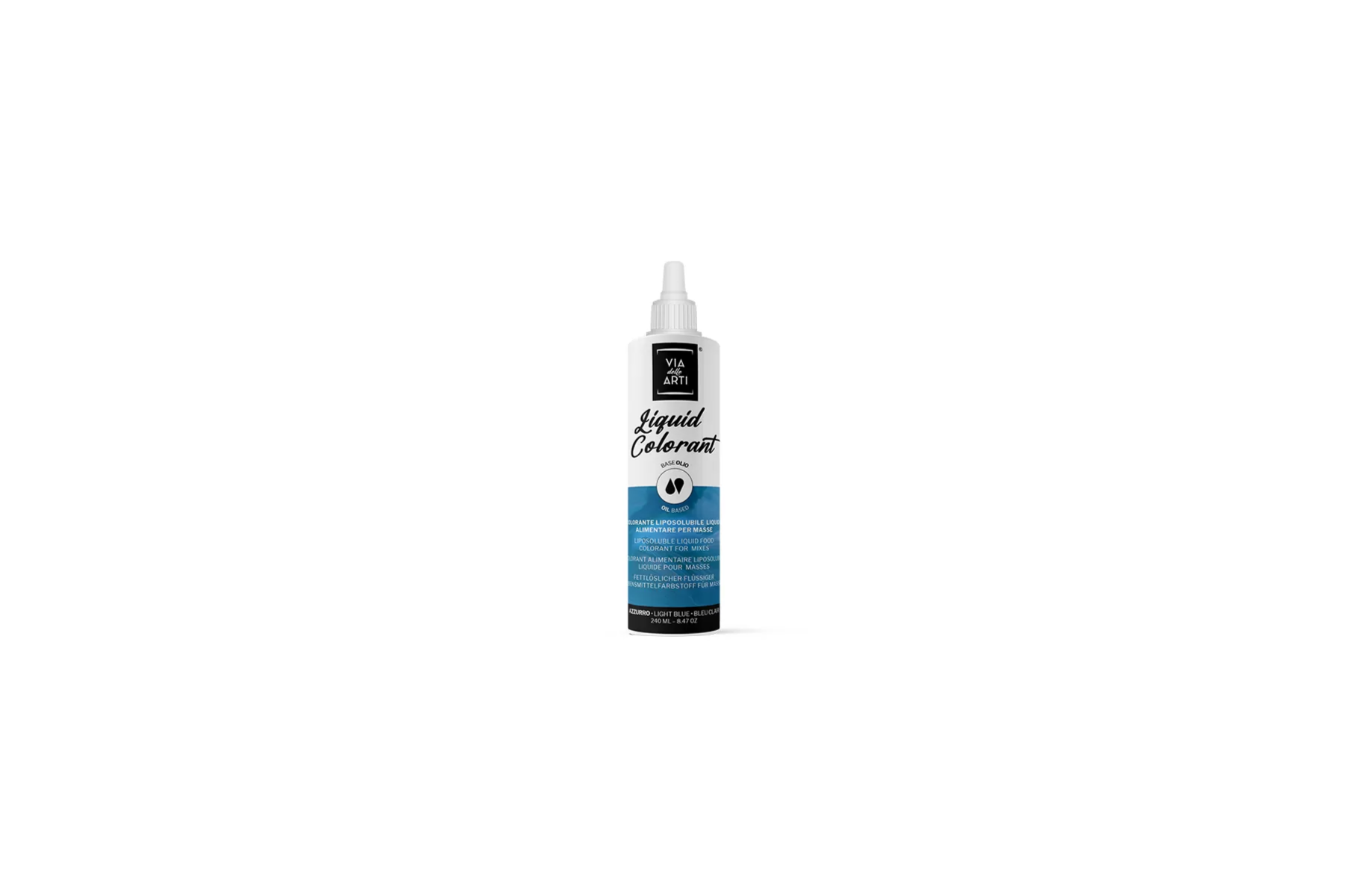 Colorante Liquido Base Olio Azzurro gr 240