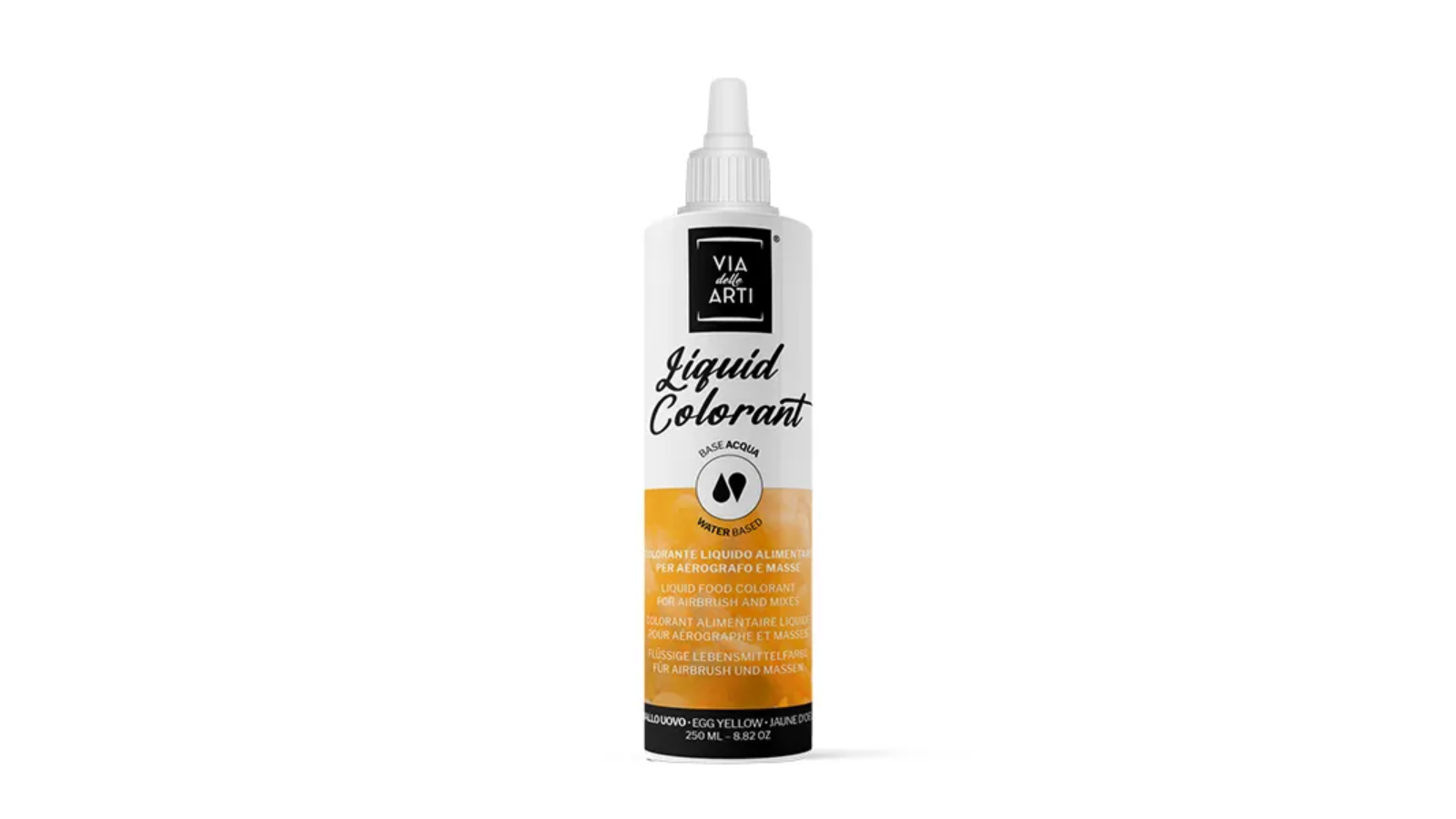 Colorante Liquido Base Acqua Giallo Uovo gr 250