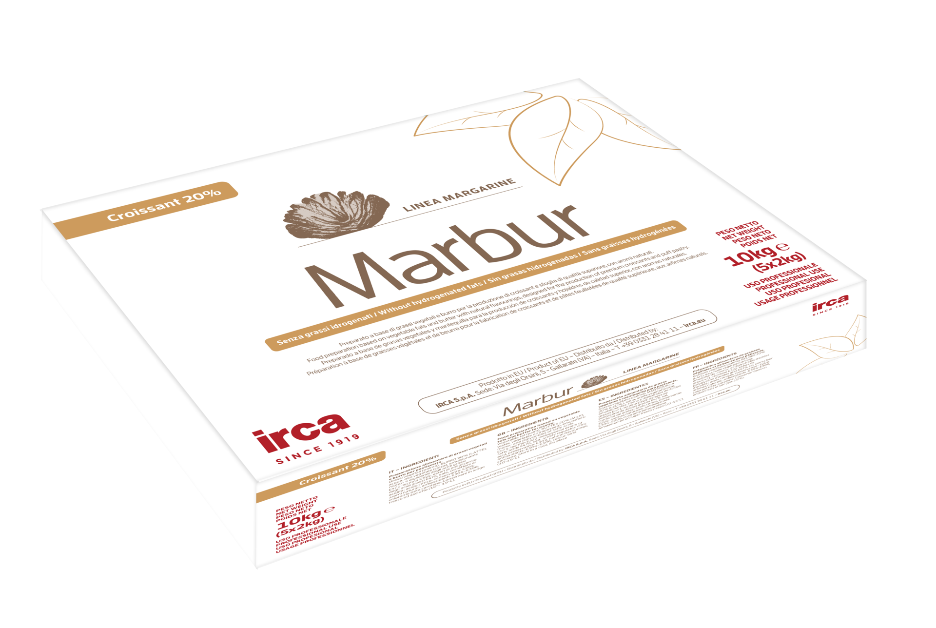 Marbur Croissant 20% - Placche 10 kg