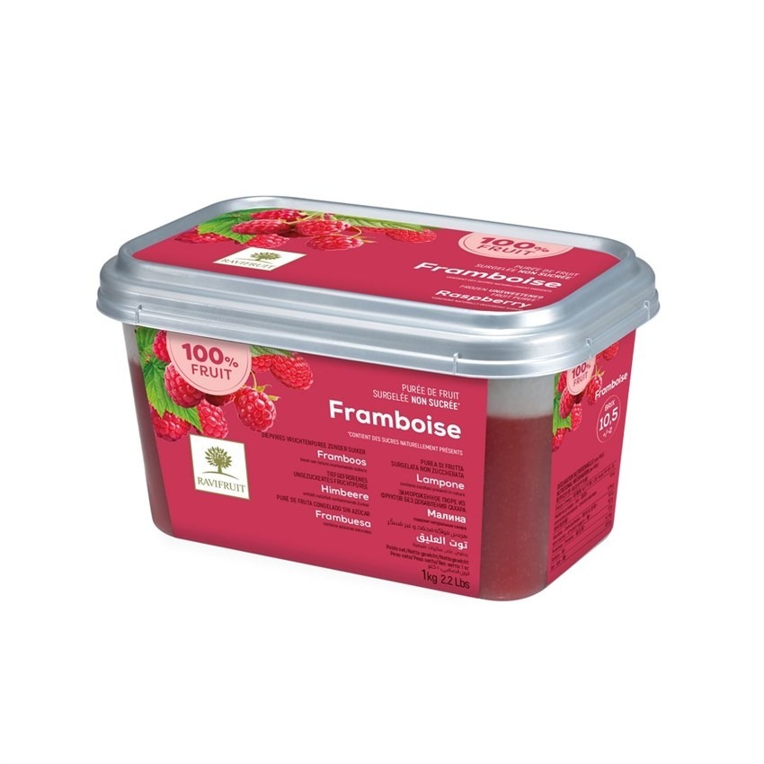 Purea Lampone 100% senza Zucchero kg 1