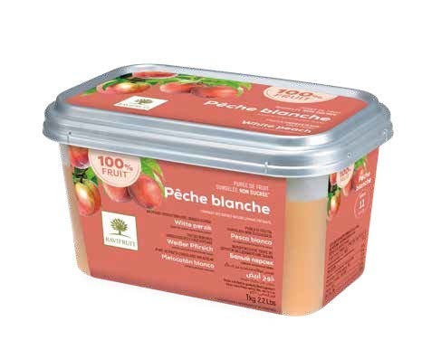 Purea Pesca Bianca 100% senza Zucchero kg 1