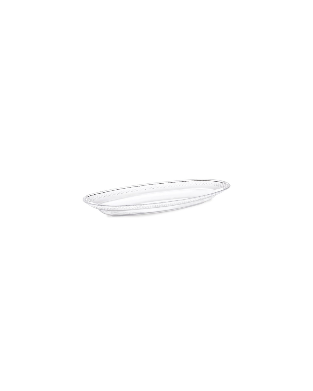 Vassoio Ovale Trasparente  ct kg 5