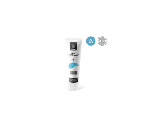 Colorante GEL Concentrato Azzurro Brillante gr 100