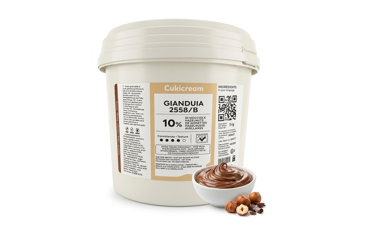 Cukicream Gianduia 2558/B kg 5