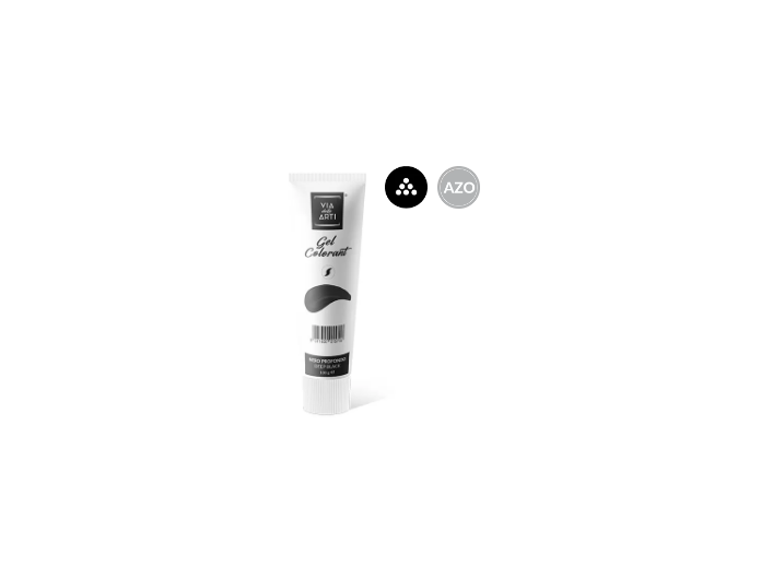 Colorante GEL Concentrato Nero Profondo gr 100