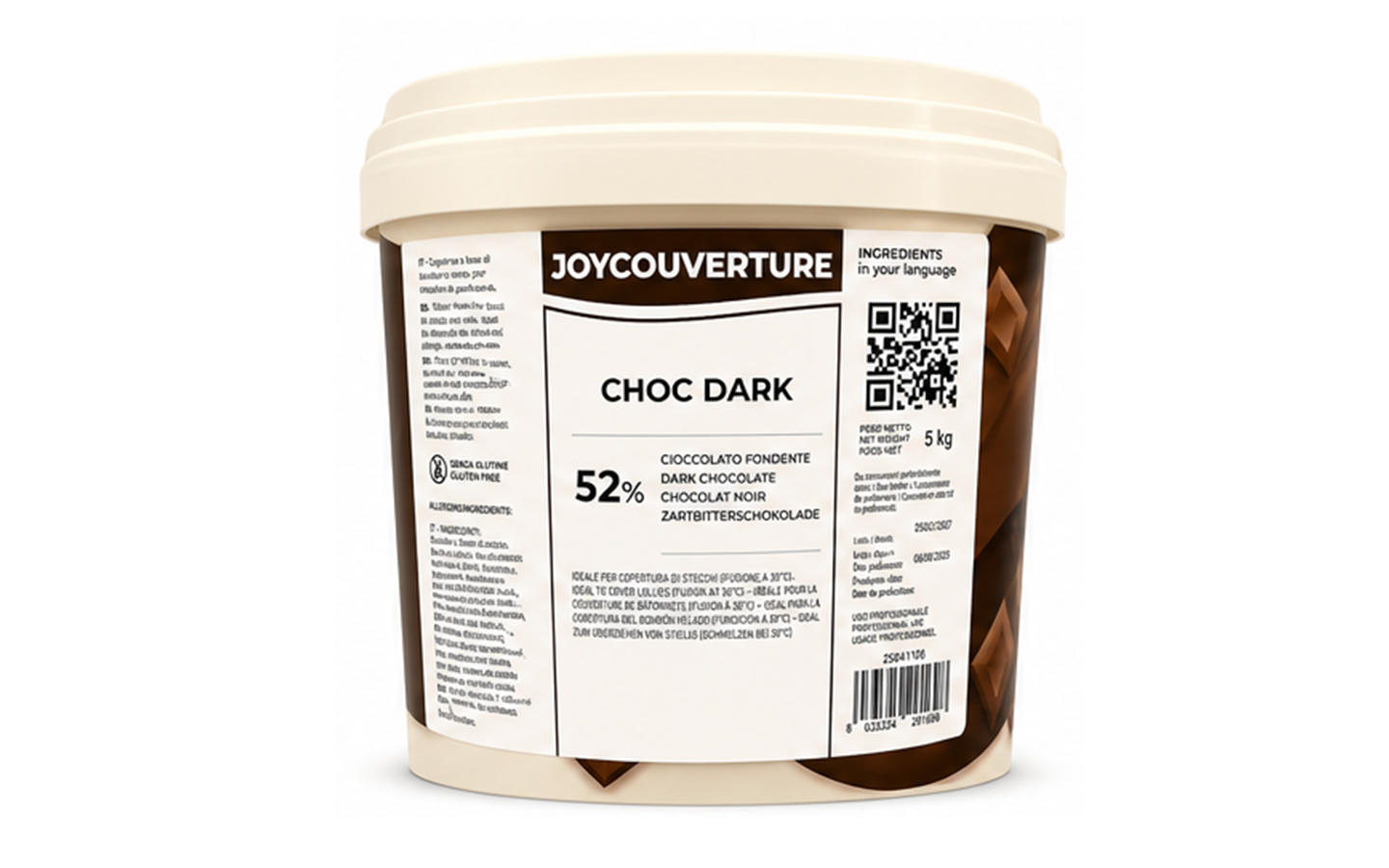 Joycouverture Choc Dark 52% lt kg 5