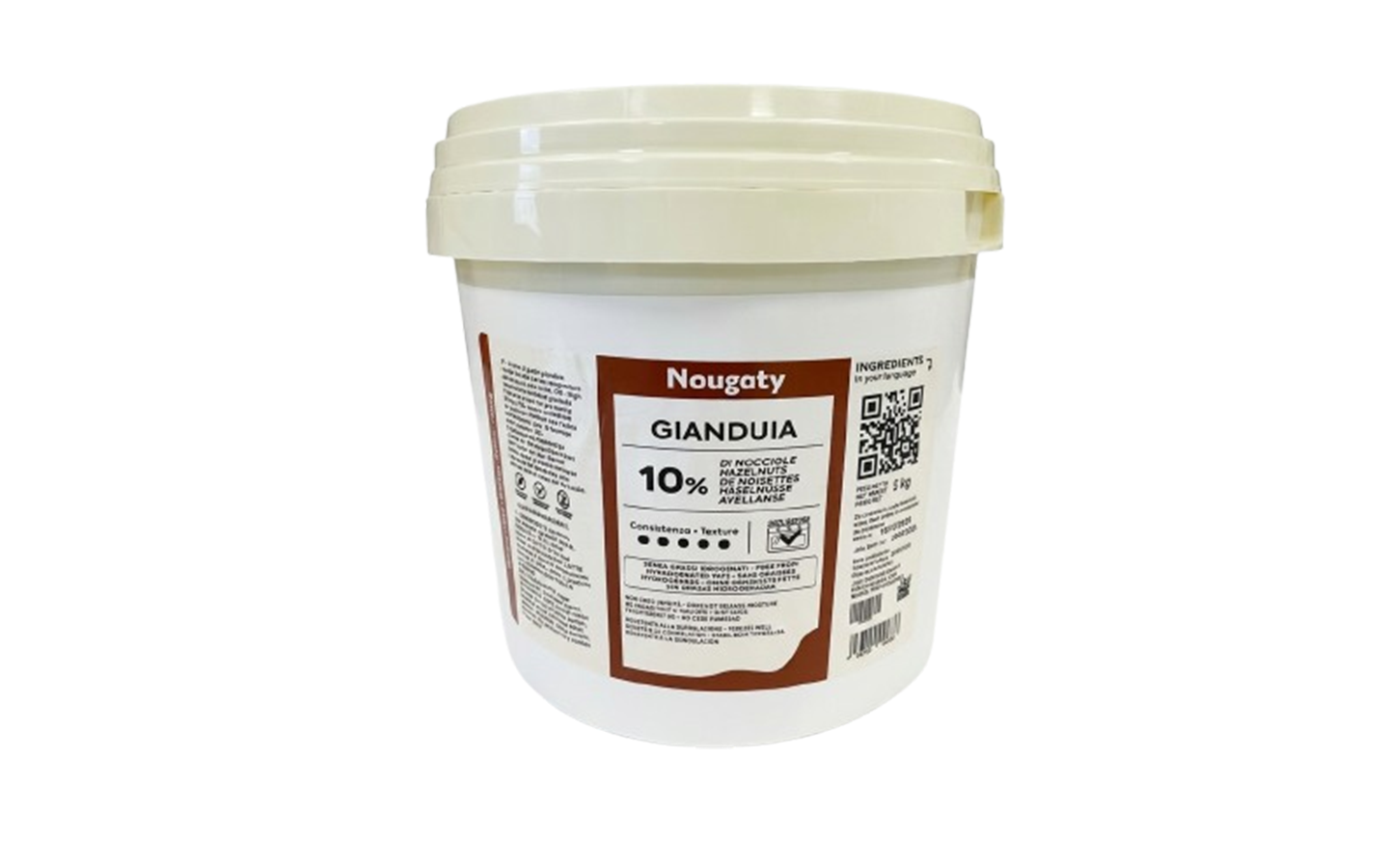 Nougaty Gianduia lt kg 5 Irca
