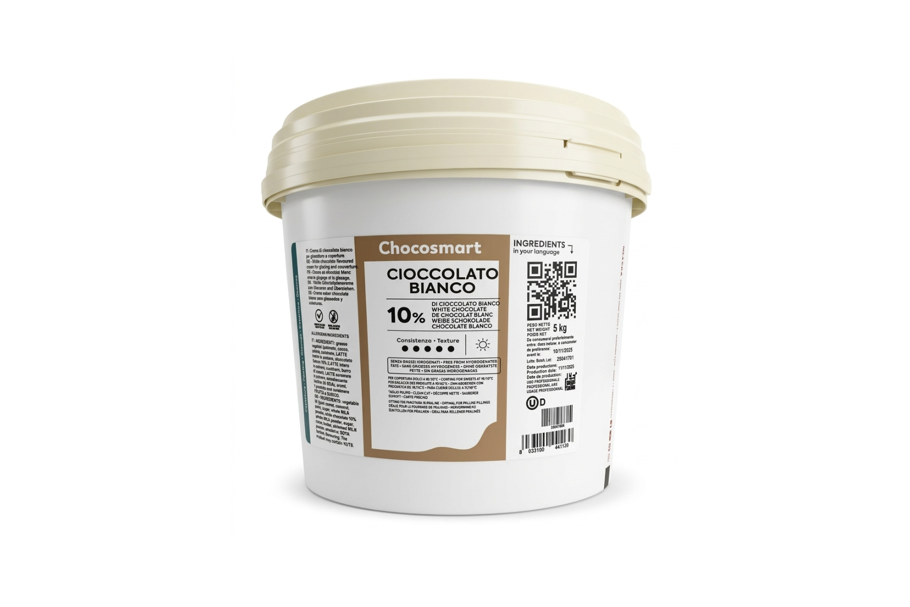 Chocosmart Cioccolato Bianco kg 5