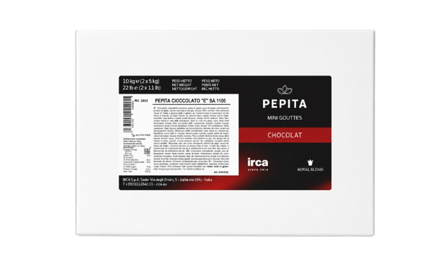 Pepita Cioccolato e SA 1100 kg 10