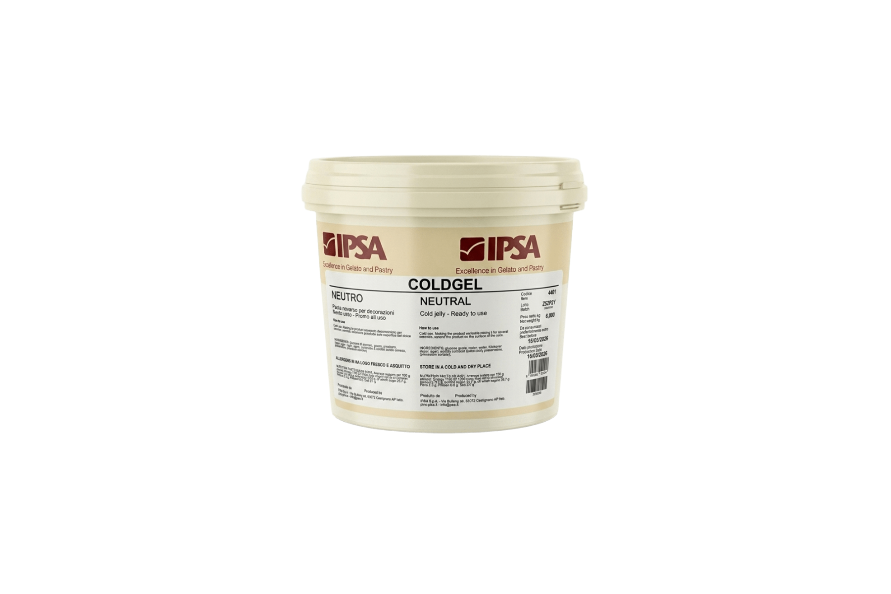 Coldgel Neutro kg 6