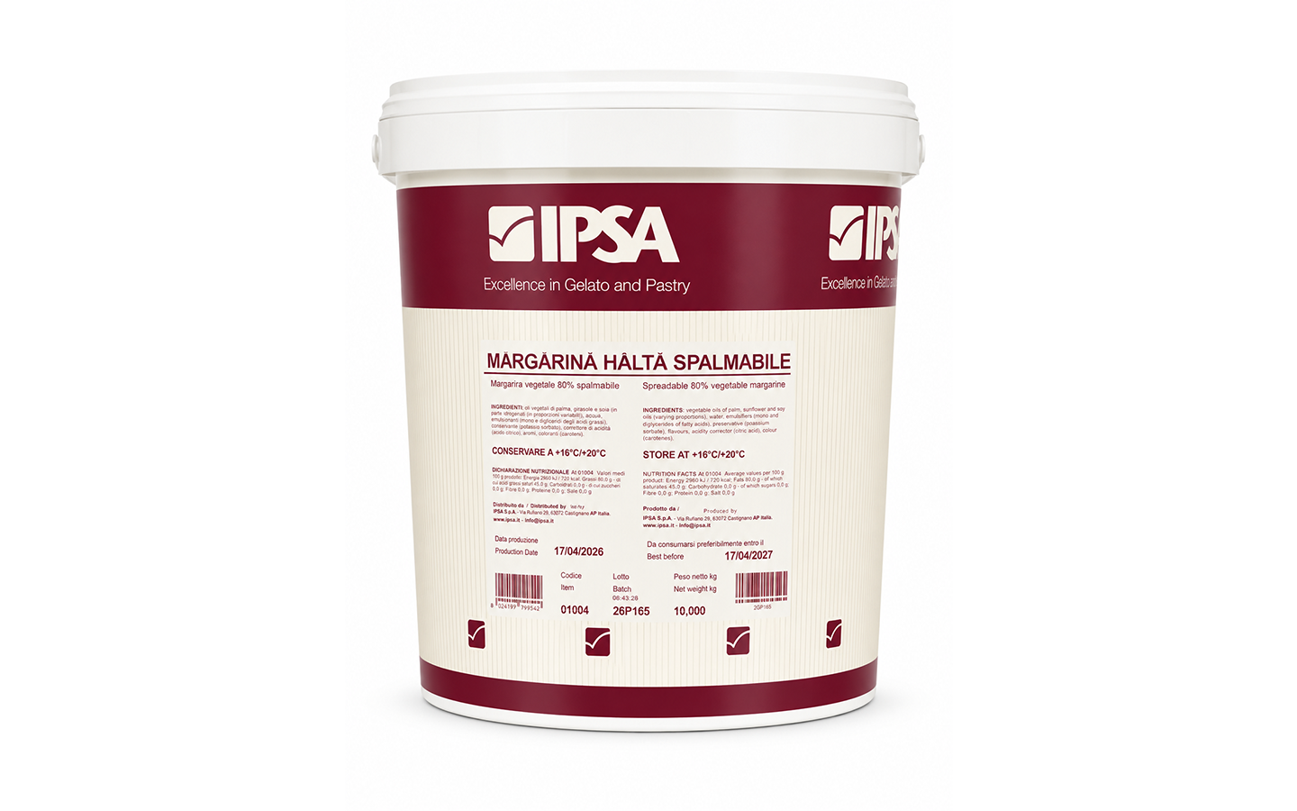 Margarina Spalmabile kg 10