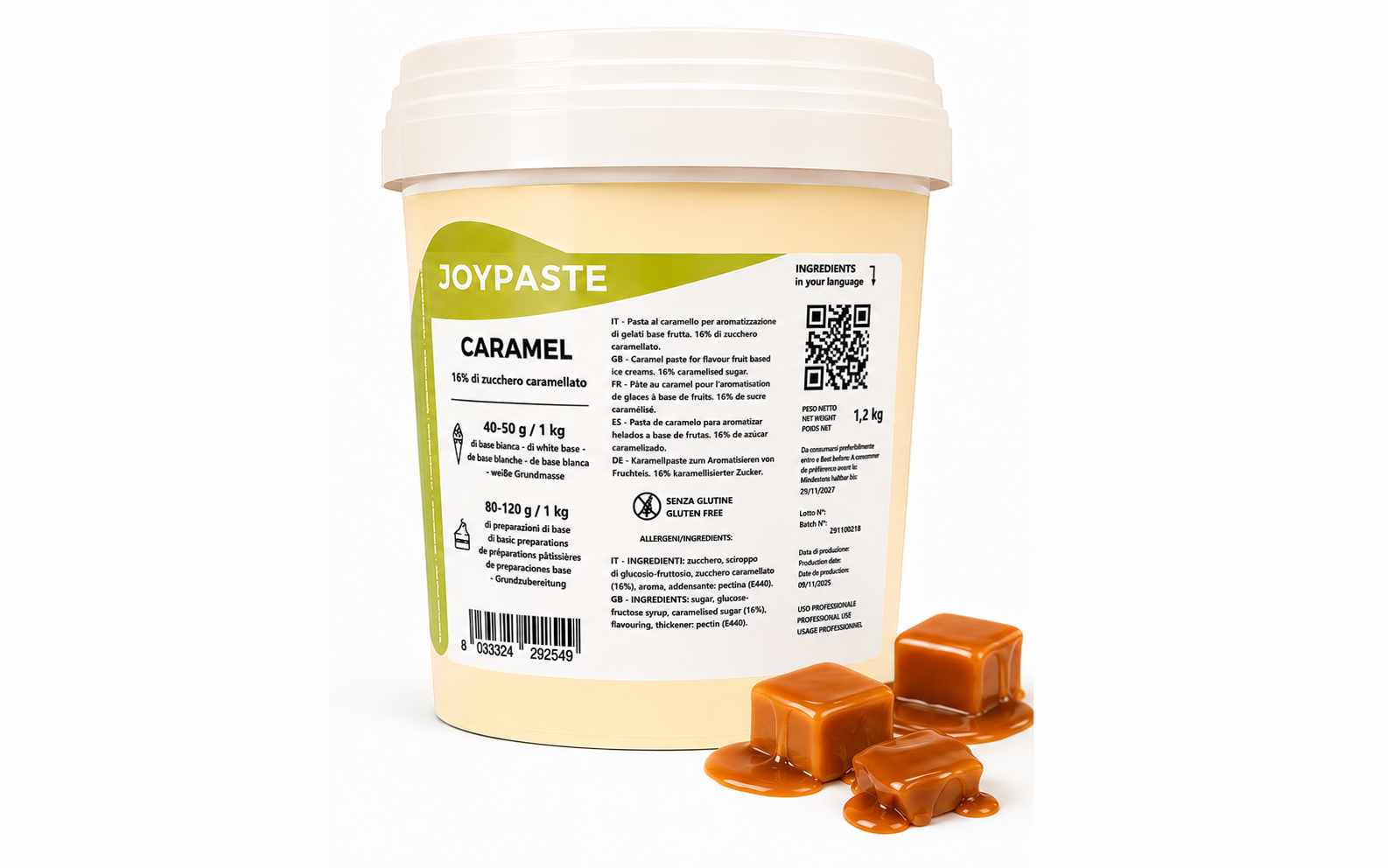 Joypaste Caramel kg 1.2