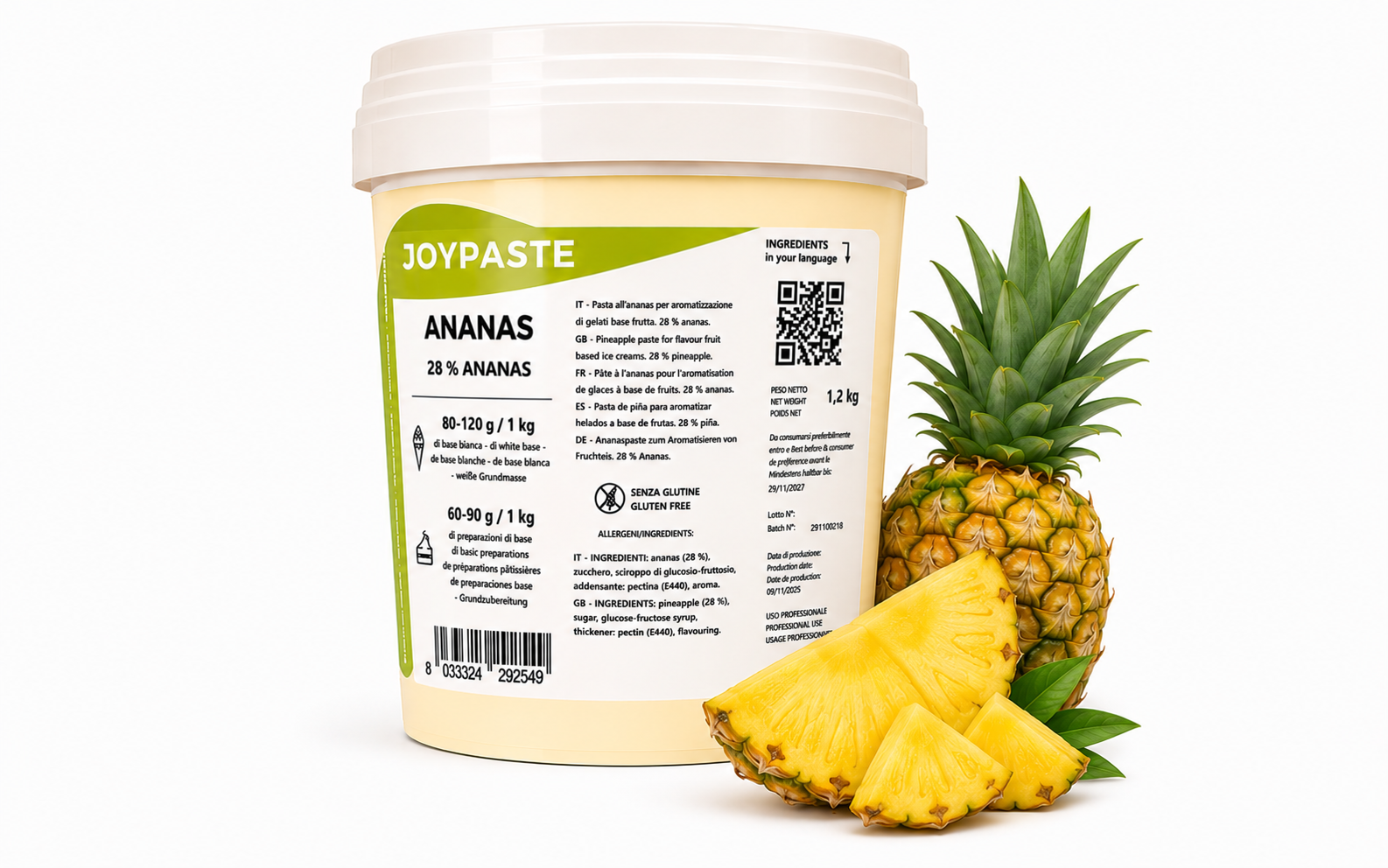 Joypaste Ananas kg 1.2