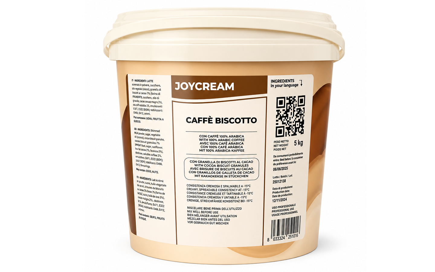 Joycream Caffe' Biscotto kg 5