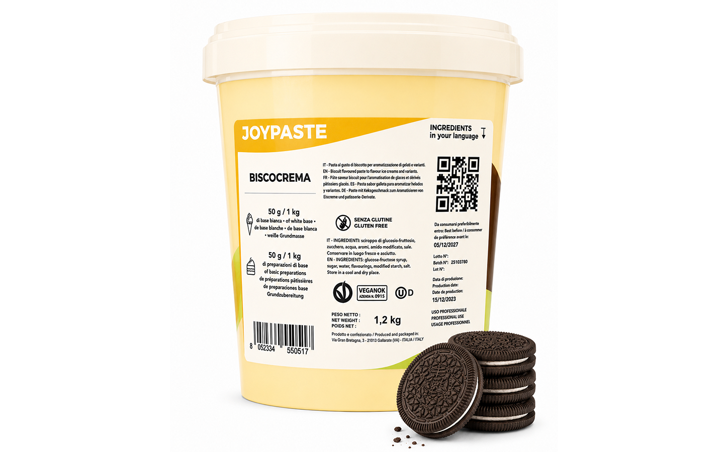 Joypaste Biscocrema kg 1.2