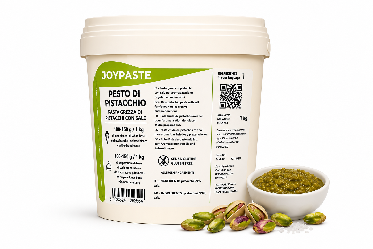 Joypaste Pesto di Pistacchio kg 1