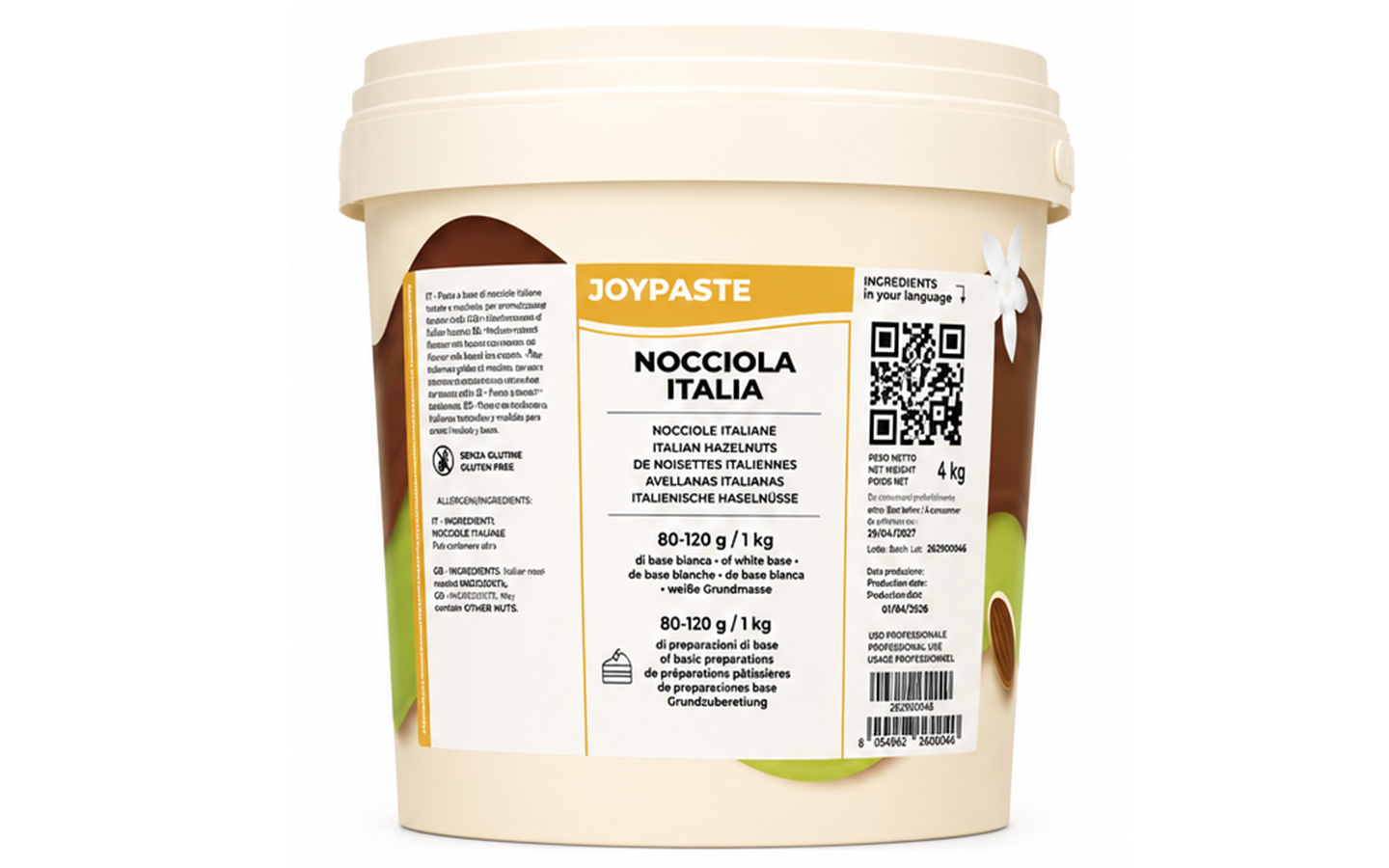 Joypaste Nocciola Italia kg 4