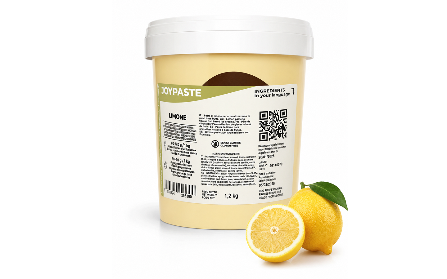 Joypaste Limone kg 1.2