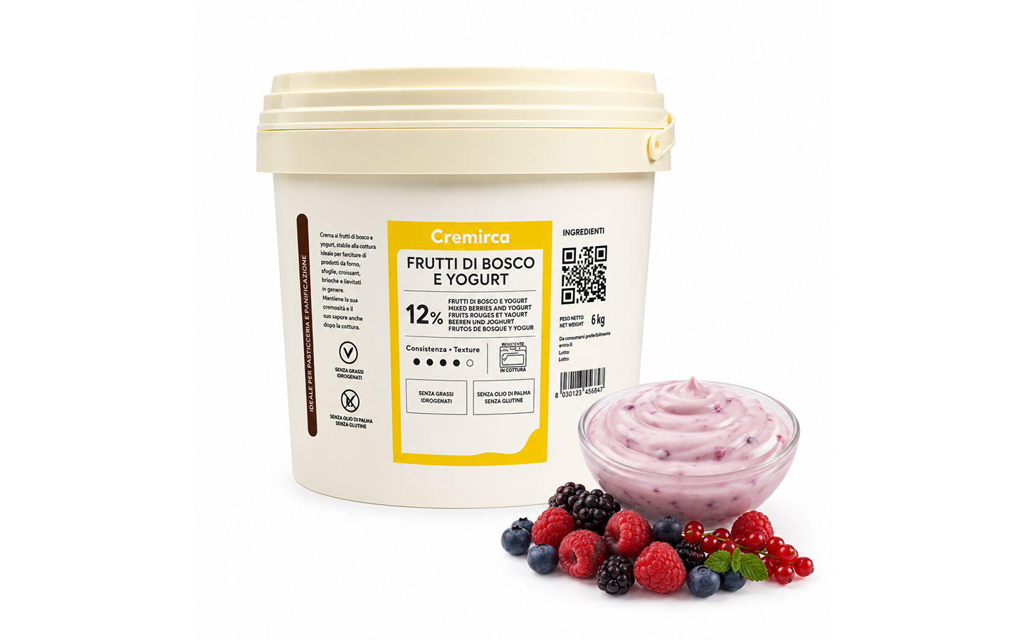 Cremirca Frutti di Bosco e Yogurt kg 6