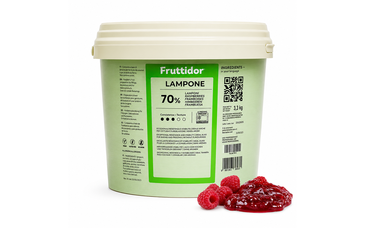 Fruttidor Lampone kg 3.3