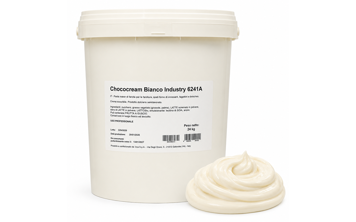Chococream Bianco Industry 6241A kg 24