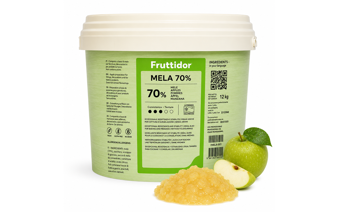 Fruttidor Mela 70% kg 12