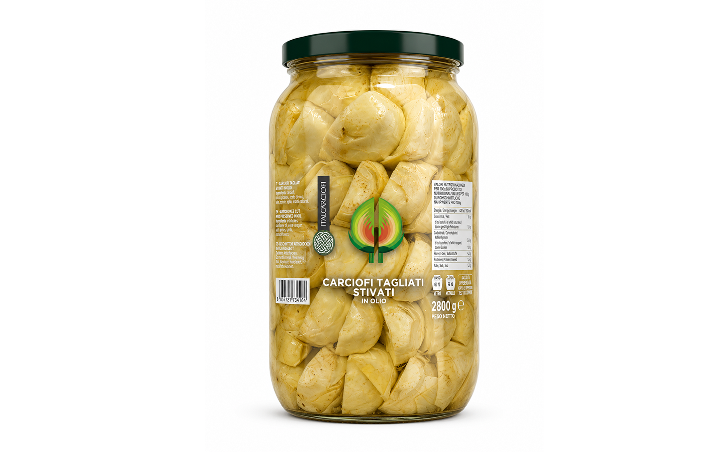 Carciofi Spaccati in Olio kg 3,1