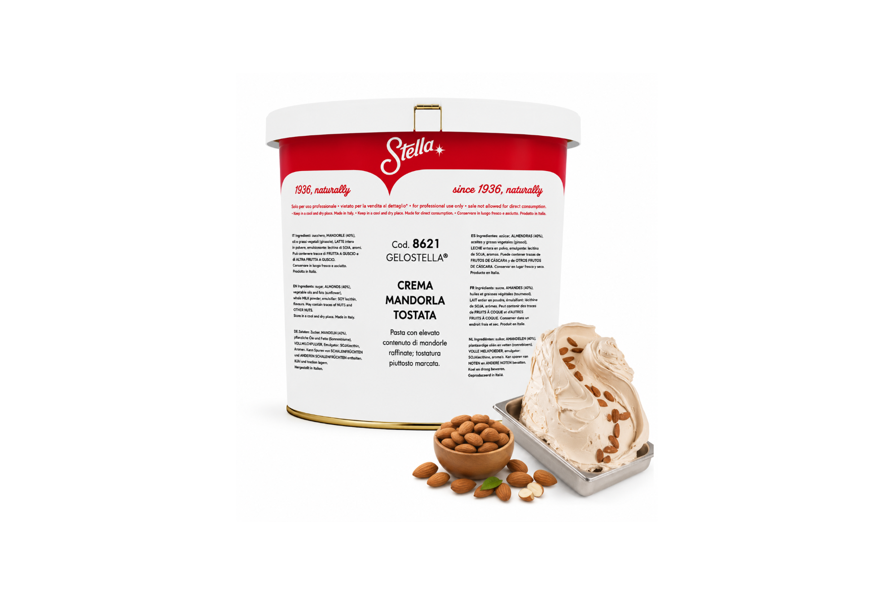 Crema Mandorla Tostata - Gelostella® kg 5