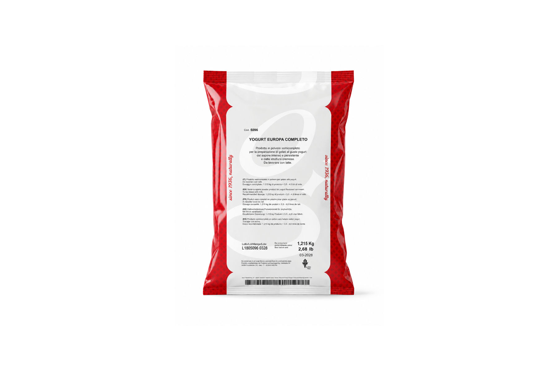 Yogurt Europa Completo - Liogel® kg 1.215