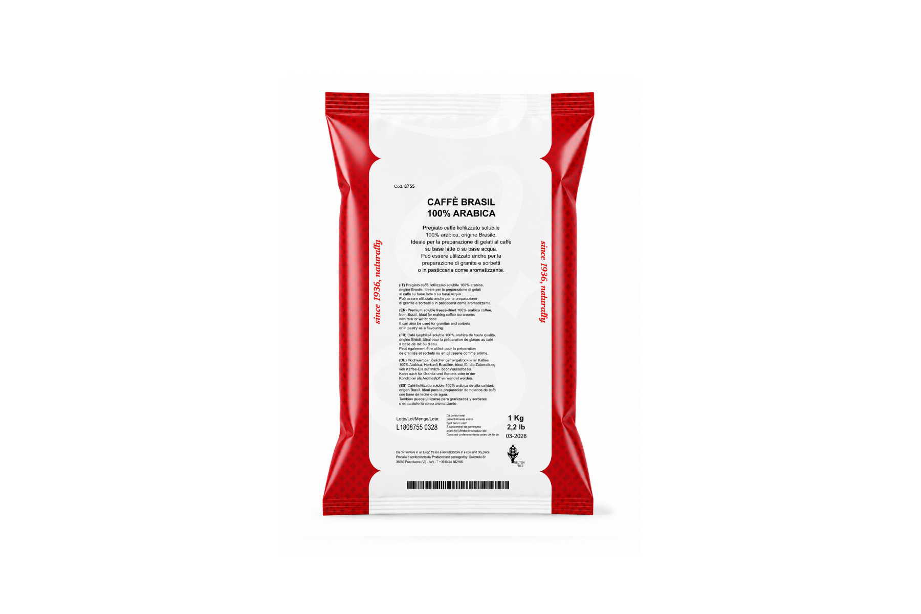 Caffe' Brasil 100% Arabica - Gelostella® kg 1