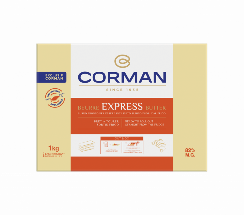Burro Corman Express 82% M.G. - Placche kg 10