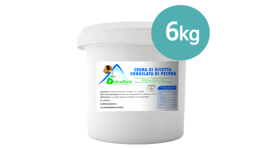 Crema di Ricotta Zuccherata kg 6