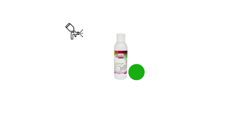 Colorante Liquido Aerografo Verde gr 250