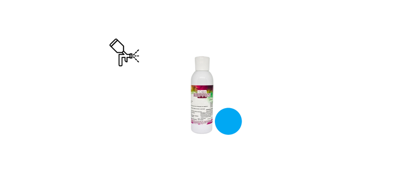 Colorante Liquido Aerografo Celeste gr 250