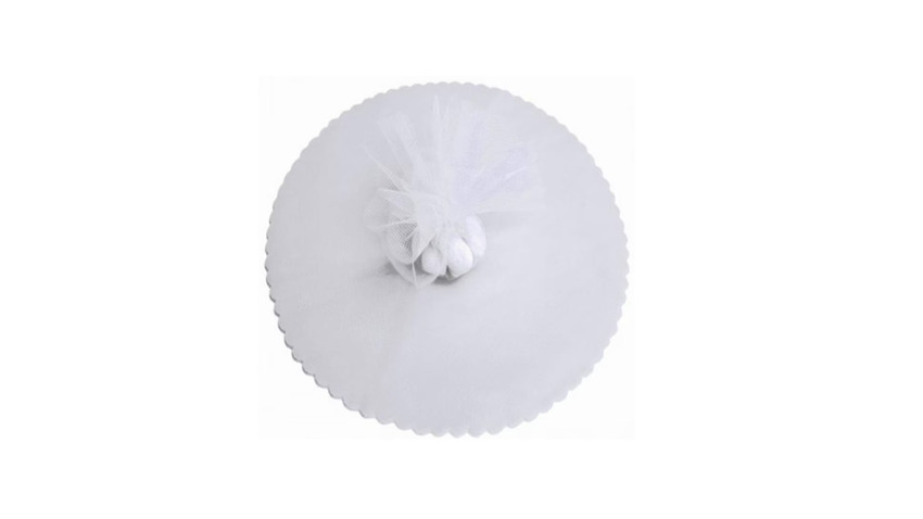 Tulle Tondo Bianco pz 100